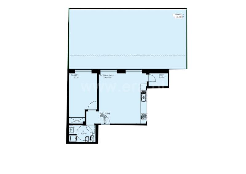 Apartamento T1 Covilhã, Covilhã - 1360325 - 8